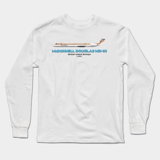 McDonnell Douglas MD-83 - British Island Airways Long Sleeve T-Shirt